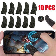 10pcs Touch Screen Gaming Finger Sleeve Game Controller Mobile Sweatproof Gloves