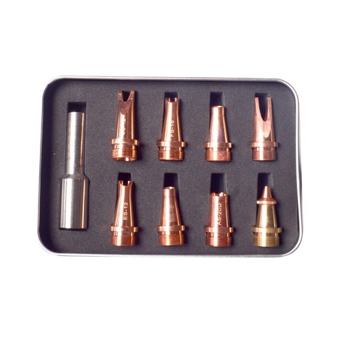 Boquilla de soldadura 8 piezas tubo de escala láser soldador máquina accesorios M16 boquilla de cobre - Imagen 7 de 8