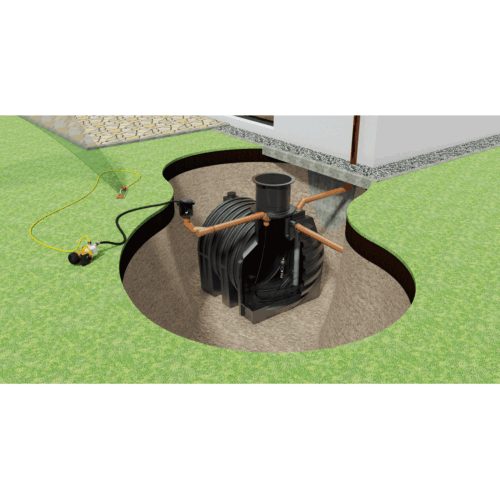Erdtank Set-1 1000l Regenwassertank Zisterne Regenwasserspeicher Wassertank - Bild 2 von 4