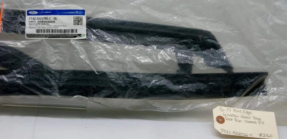 2016-2017 Ford Edge FT4Z5825766C Door Glass Run Channel OEM 2360 - Image 4 of 4