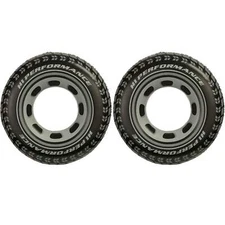 (2) Intex Giant Tire Tube Inflatable Water Swimming Pool Ring Float Raft Lounger