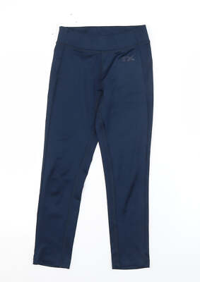 NEXT Mädchen blau Polyestermischung Pedal Pusher Hose Größe 9 Monate