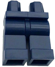 LEGO New Minifigure Legs Dark Blue Jeans Pants Plain Body Part 970c00 D480