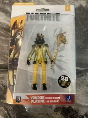 FORTNITE Epic Games YOND3R (Solid Gold) Action Figure - Solo Mode