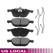 4X Front Ceramic Brake Pads For MAZDA 3 5 Ford FOCUS C-MAX VOLVO S40 V50 2004-11
