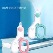 LED Pet Nail Clippers Trimmer Tool Pet Care Grinders for Cat Dog w/ Nail File