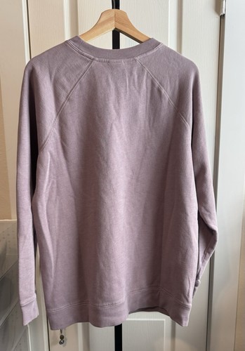 Victoria’s Secret PINK One Size Crew Light Purple Sweatshirt - Picture 2 of 3
