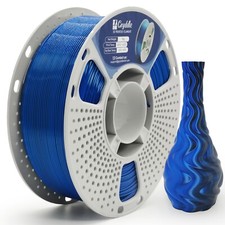 Gryddle BLACK BLUE PLA Silk 3D Printer Material Filament 1.1kg Neatly Wound