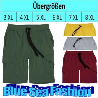 Bermuda Cargo Short Übergröße Hose Jogging Shorts 3XL 4XL 5XL 6XL 7XL 8XL XXX XL