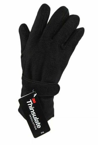 Ladies Thermal 3M Thinsulate Lined Polar Fleece Gloves Womens Adults Winter  Warm | eBay