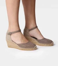 Gorgeous Toni Pons Origins Caldes Linen espadrille wedge SZ 41 (10) $128