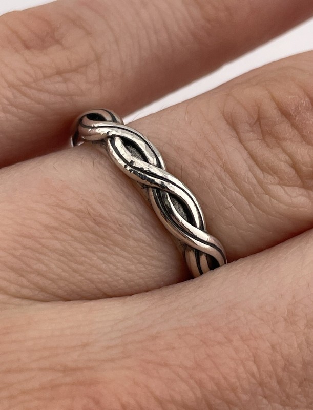 Estate Pandora Sterling 925 Silver Changing Seasons Ring Sz 6.75 190872 925 ALE