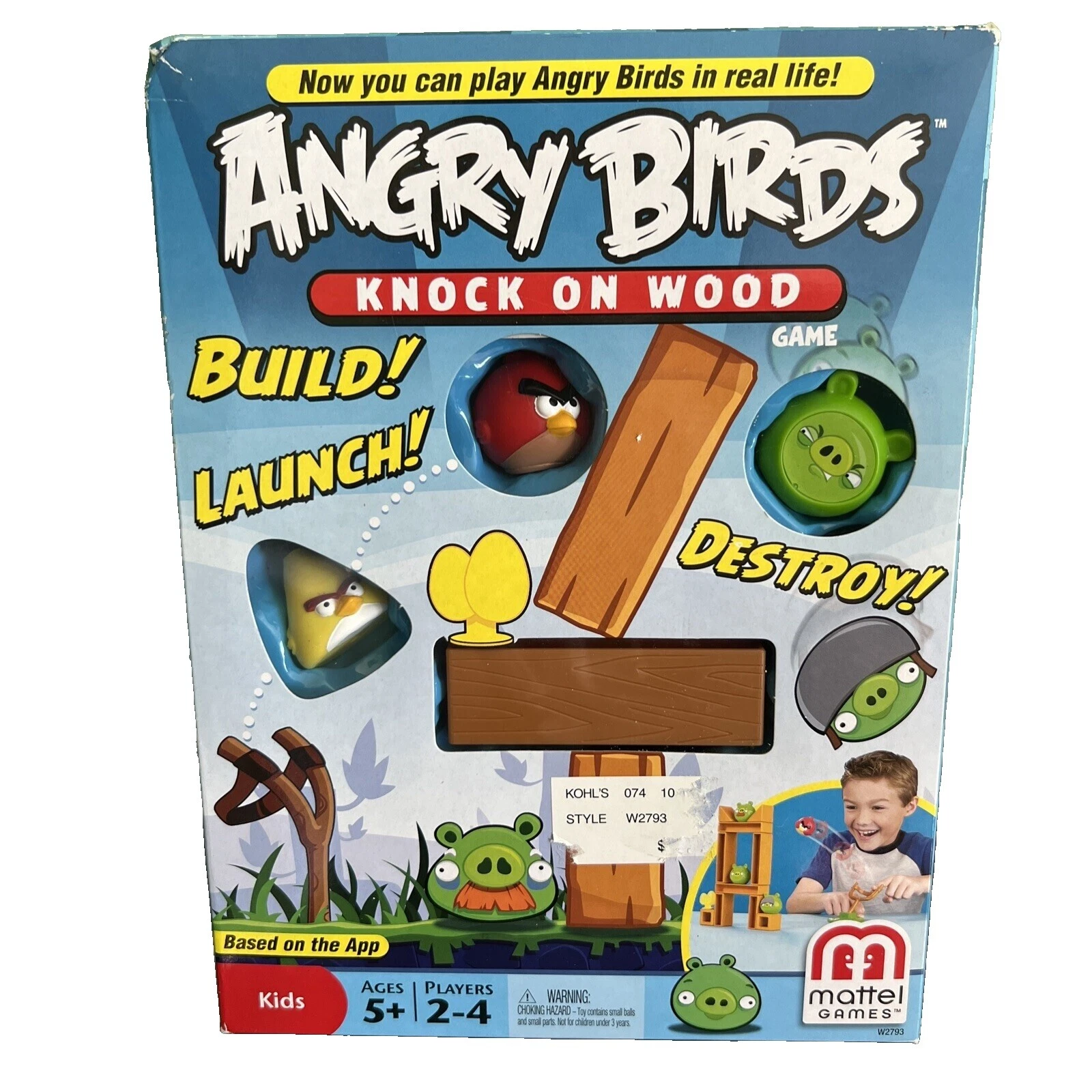 Mattel Angry Birds Contemporary Manufacture Board & Traditional Games