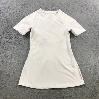 Tommie Copper Shirt Womens Small Shoulder Centric Support Shirt White Casual asd