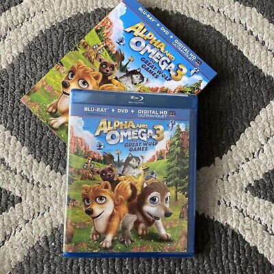 Alpha and Omega 3 The Great Wolf Games dvd label - DVD Covers