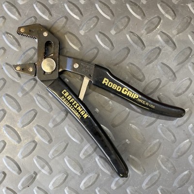 Vintage CRAFTSMAN Professional 7'' ROBO GRIP Adjustable Pliers 45028 USA NICE
