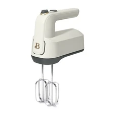 Beautiful 19112 Hand Mixer White Icing by Drew Barrymore