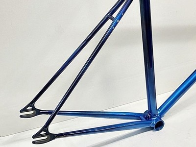 4*3様 Bomber Pro NJSフレーム Bomber Pro NJS Track Bike Frameset Steel Blue Navy Sparkle