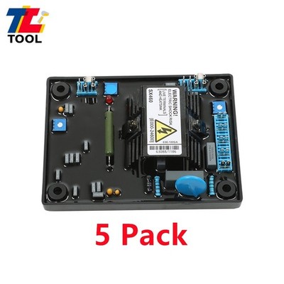 5 Pcs AVR SX460 Generator Control Board Automatic Voltage Regulator Replacement