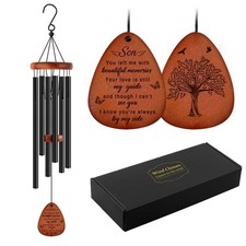 Memorial Gifts for Loss of Son,Memorial Wind Chimes 25'', Loss of Son Sympath...