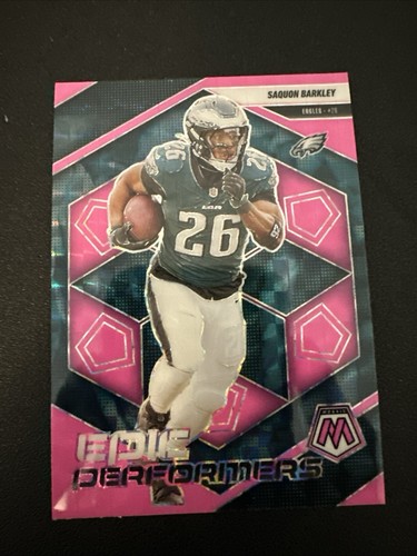 Saquon Barkley [Mosaic Pink Fluorescent] #2 2025 Panini Mosaic Epic Performers card