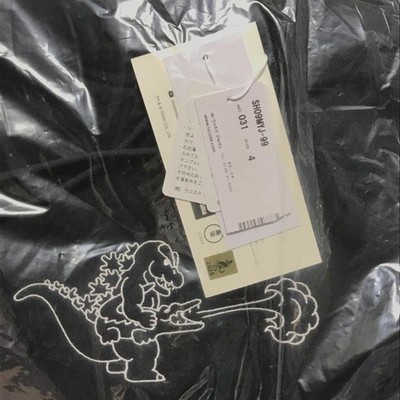 Godzilla Lacoste Hoodie Black My Lacoste Art Program Japan Limited
