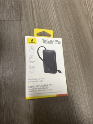 Baseus Portable Charger, 10000mAh Fast Charging Power Bank, 22.5W PD3.0 QC3.0