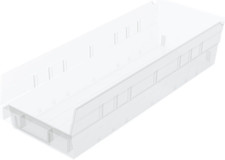 30138 Cestini con Scaffale in Plastica, Contenitori Resistenti per Garage, Armadio e Cassetto