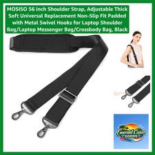 Durable 56 Inch Nylon Shoulder Strap with Metal Hooks - Perfect for Any Bag