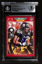 Tunch Ilkin Signed 1989 Pro Set Pittsburgh Steelers Card Beckett