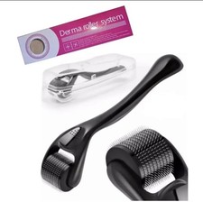 Beard Derma Roller For Hair Loss Beard Growth Titanium Fast Shipping .75mm