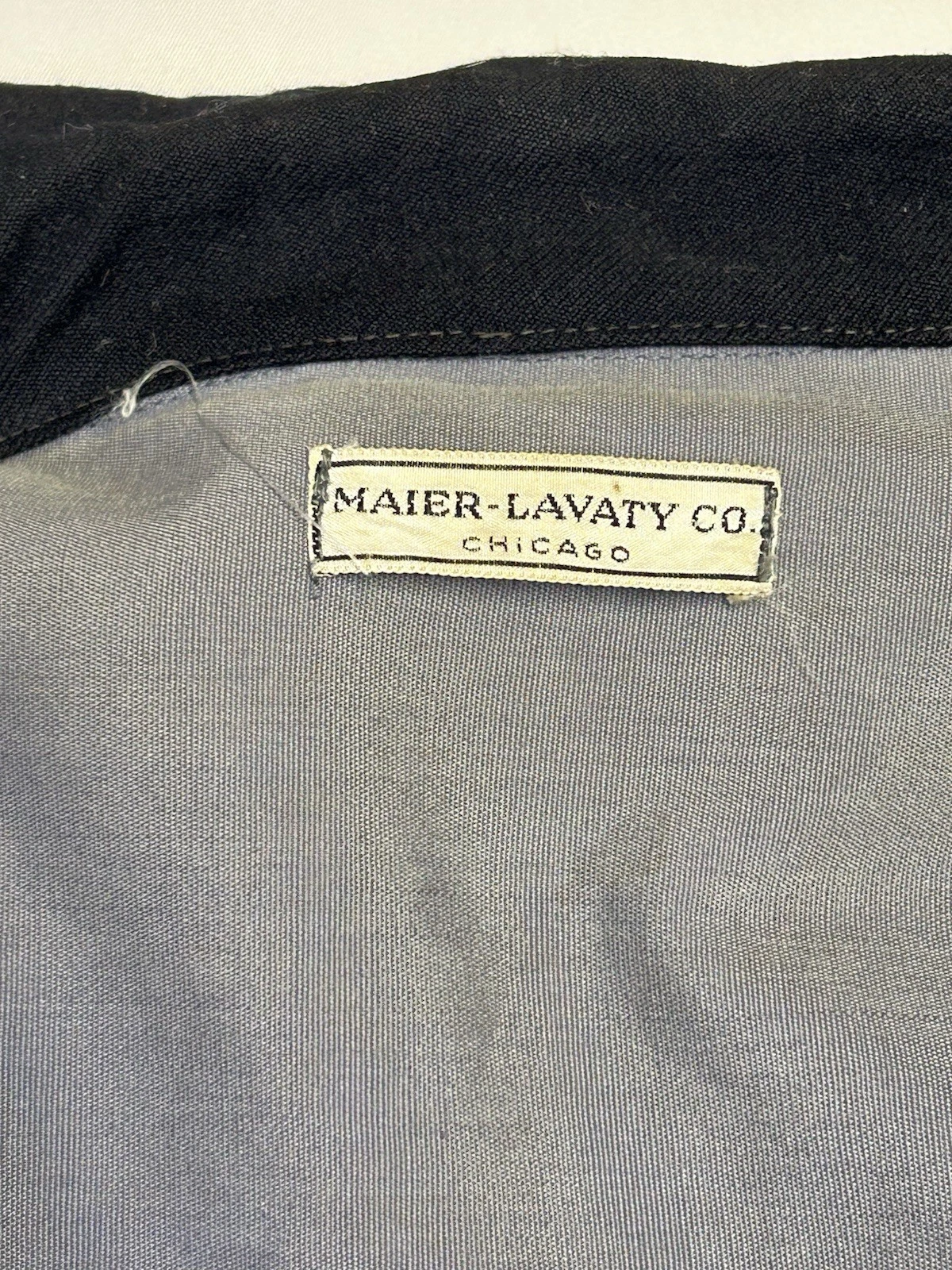 Vintage 50s Mens Taxi Bus Driver Uniform Jacket Workwear Zip Front Maier-Lavaty - product detail image 11