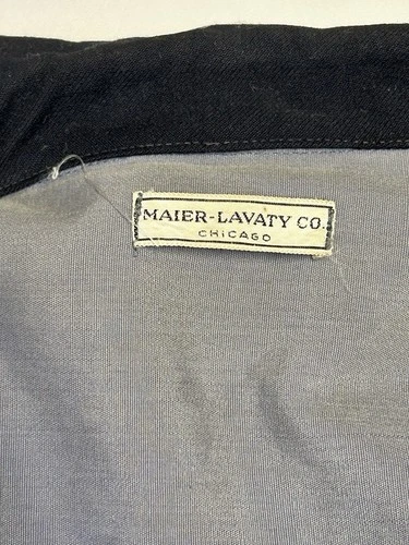 Vintage 50s Mens Taxi Bus Driver Uniform Jacket Workwear Zip Front  Maier-Lavaty image 11