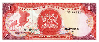 CENTRAL BANK OF TRINIDAD AND TOBAGO ONE DOLLAR $1 Currency UNC