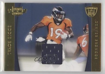 2011 Panini Plates & Patches NFL Equipment 141/150 Eddie Royal #7 0b0