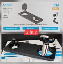 Anker 15W Ultra-Fast 3-in-1 Foldable Charger For Apple Devices