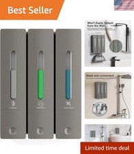 Sleek 3-Chamber Liquid Dispenser with Oversized Buttons - Easy Refill & Use