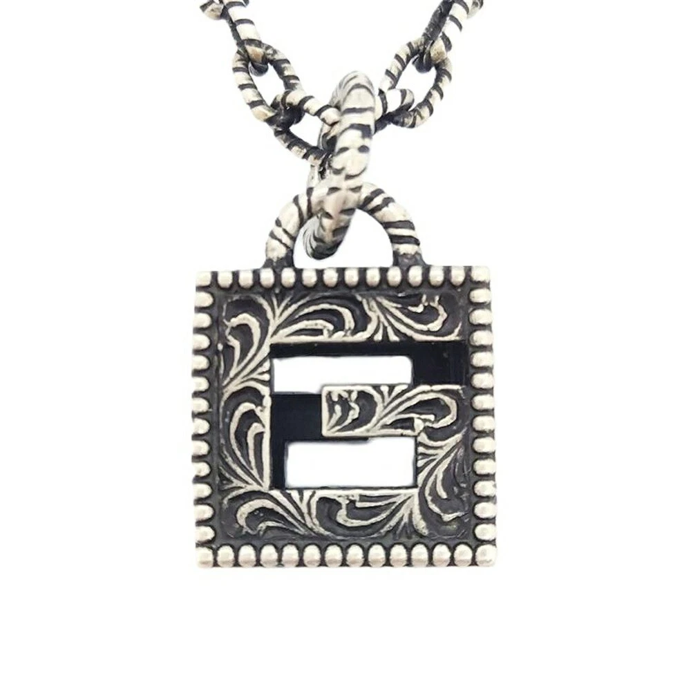 Collana Gucci Quadrata G Sv925 Argento 552768 Usata