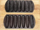 TWO (2) Vintage Lodge #27C2 CAST IRON CORN BREAD 7 Piece Corn Cob Pans