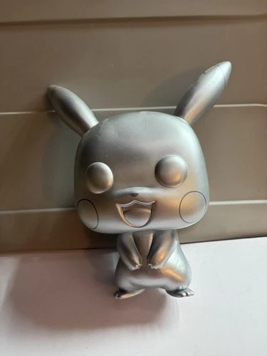 Funko POP! Games: Pokémon Pikachu 10" Metallic Vinyl Figure Loose