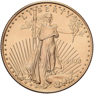 États-Unis, $25, American Eagle, 1999, Philadelphie, 1/2 Once, Or, SPL, KM:218 - Photo 1/2