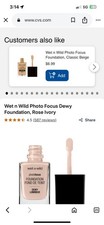 Wet and Wild Rose Ivory Foundation