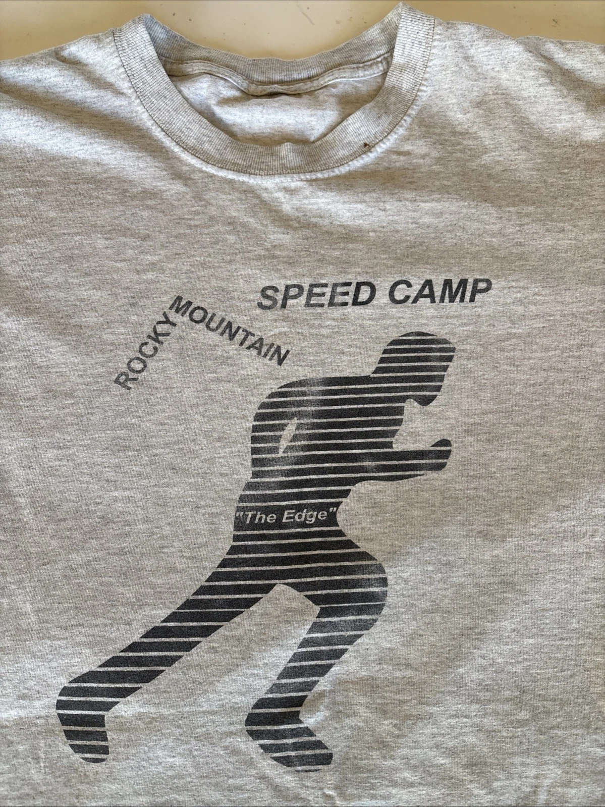Vintage Rocky Mountain Speed Camp Shirt Men’s SZ XL “The Edge” Back Hit Phenom