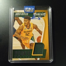 2020-21 Panini Chronicles Threads Jared Butler Green Patch Rookie #TRM-JB