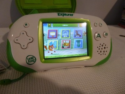 Leapfrog Leapster Explorer Learning Handheld Game System w/  Games Works Great!!