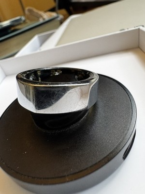 Oura Ring Gen3 Heritage Silver Size 10 Smart Ring With Box