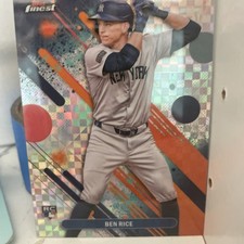 2025 Topps Finest Ben Rice X-Fractor RC Rookie Refractor #48 MINT GRADE ME 💥💥