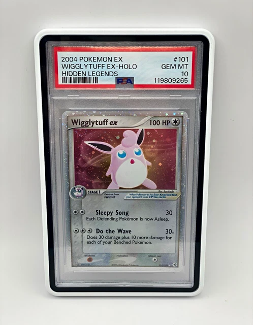 Wigglytuff ex 101/101 2004 EX Hidden Legends Holo PSA 10 SWIRL