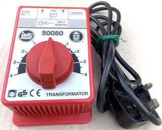 LGB 50080 G Gauge MODEL RAILWAY 230v POWER TRANSFORMER (1 AMP) un Boxed