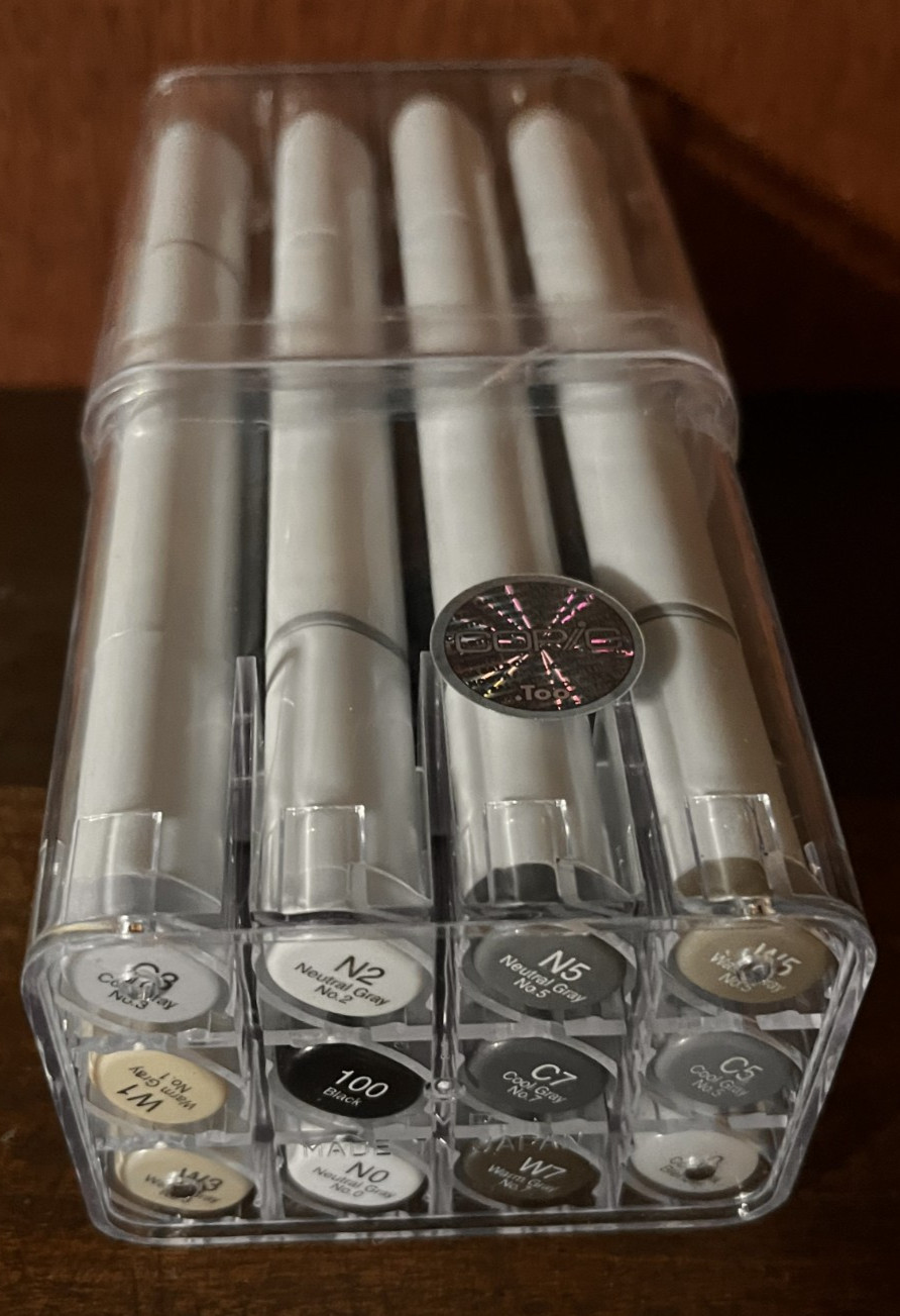C + N + W Gray, Black, 0 W/ Case New!